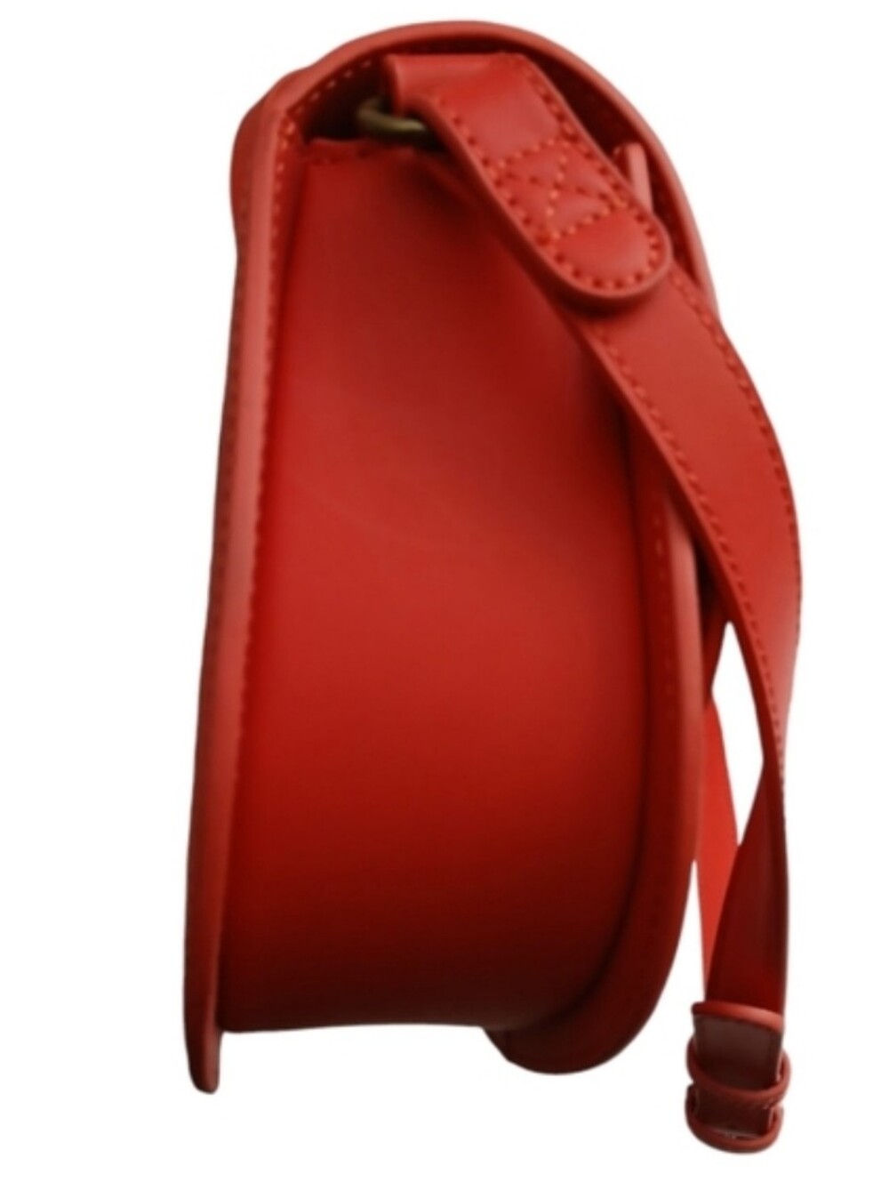 LOFT | Faux Leather Half Moon Crossbody Saddle Bag - Picture 6 of 7